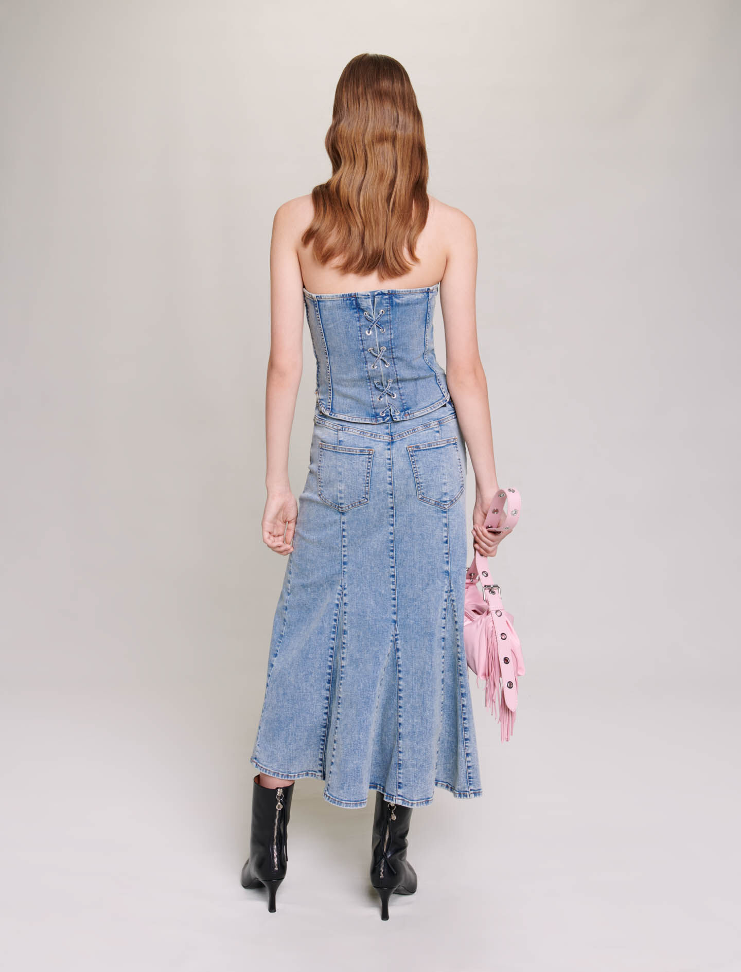 Maje Printed Knee-Length Dress - Blue Dresses, Clothing - W2M115765 | The  RealReal